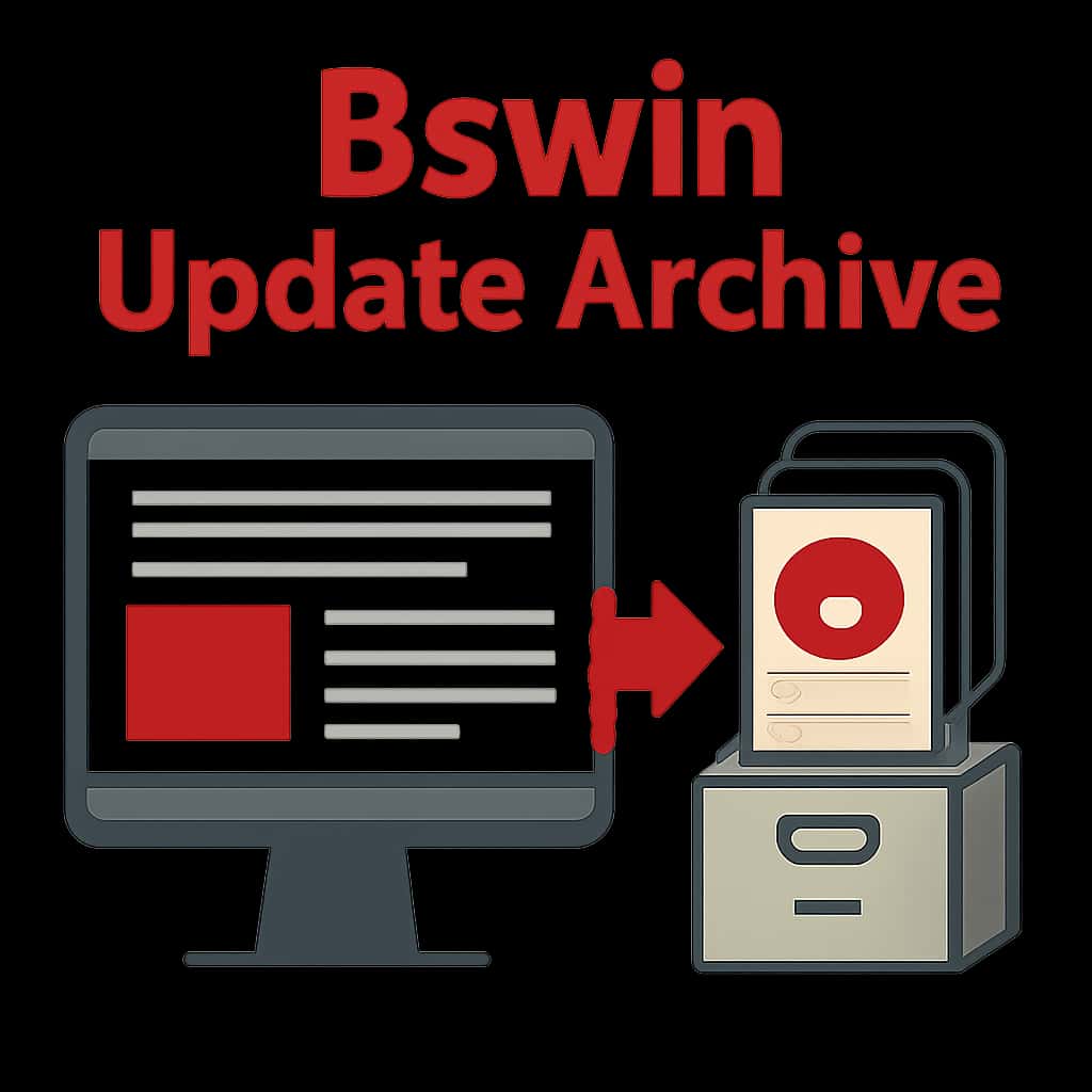 An educational diagram related to the Bswin Update Archive.