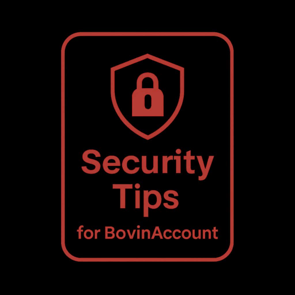 A minimalistic badge representing security guidance for Bswin account.