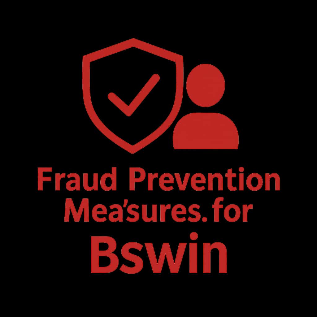 An icon showing the concept of Fraud Prevention Measures for Bswin.