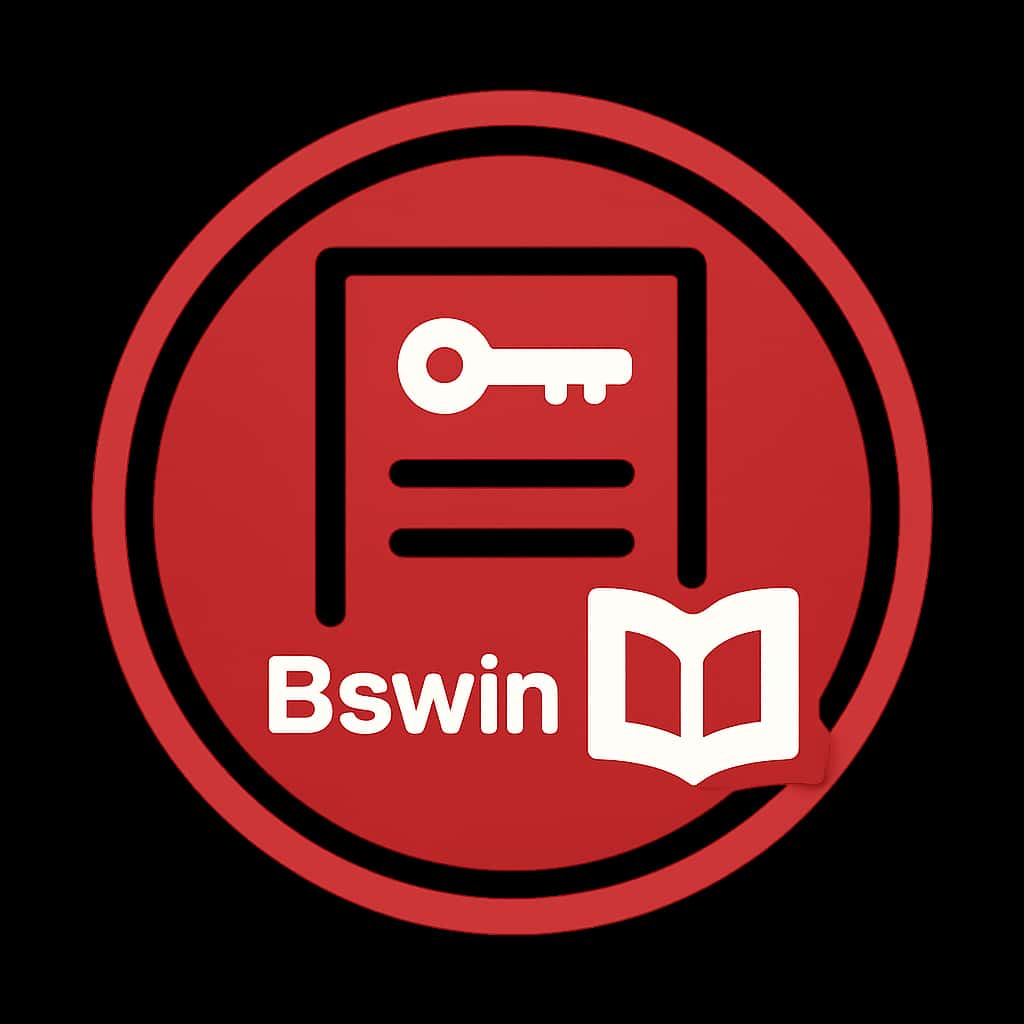 Icon depicting the Bswin login process.