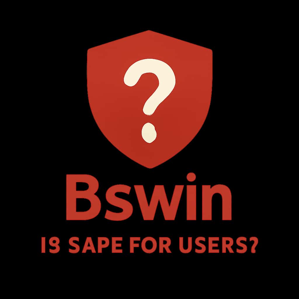 A badge representing the safety guide for Bswin users.