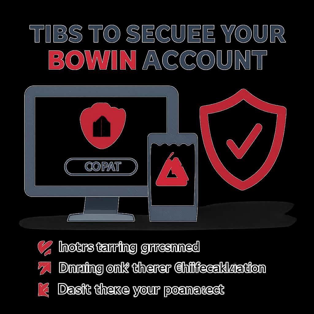 Diagram illustrating key security steps for account protection.